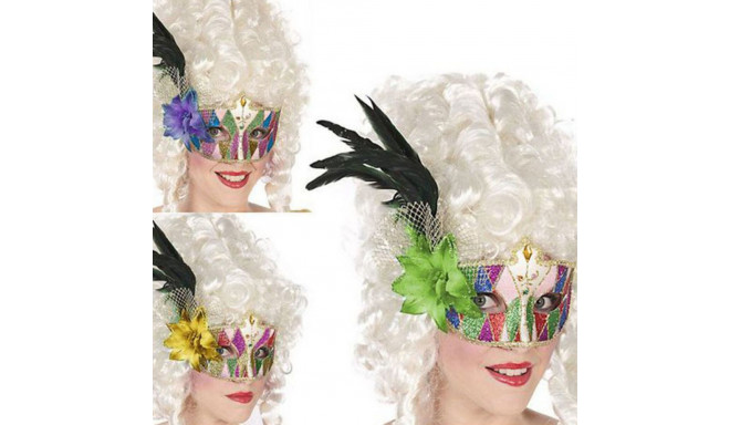 Feather Eye Mask Multicolour