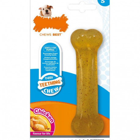 Dog chewing toy Nylabone Size M Chicken Thermoplastic Puppies