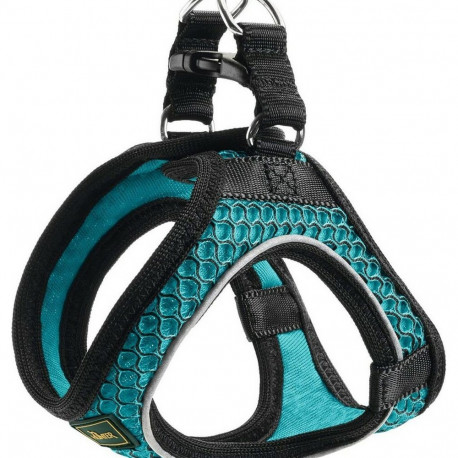 Dog Harness Hunter Hilo-Comfort Turquoise (30-35 cm)