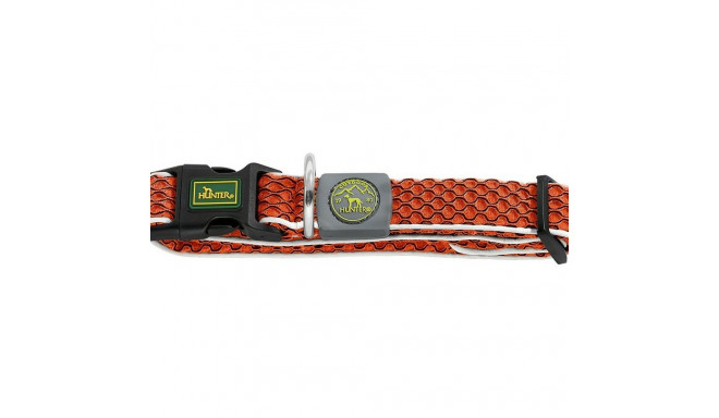 Dog collar Hunter Basic Thread Orange Size M (33-50 cm)