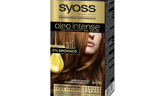 Püsivärv Syoss Olio Intense Plaatinablond Nº 6.76 Cobrizo ambar