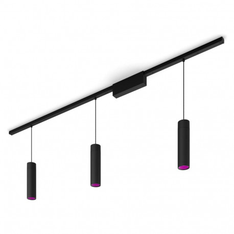 "Philips Hue Perifo Basis-Set 3er Pendelleuchte Schwarz"