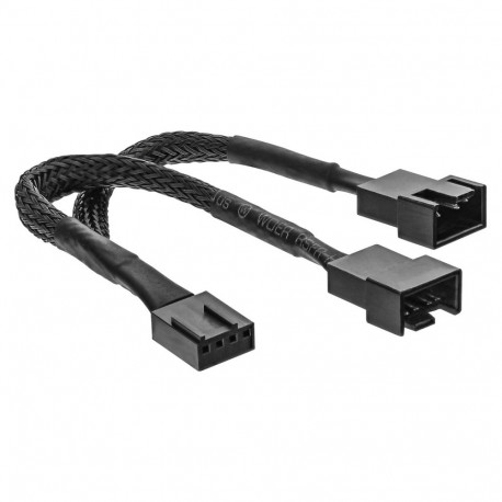 "inLine® Y-Kabel für PWM Lüfter 4pol Molex 1 Stecker / 2 Buchse, 0,15m"