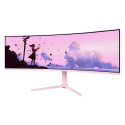 "Arozzi TFT Nova 49"" VA 165Hz curved pink"
