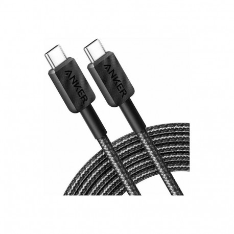 "Anker 322 USB-C auf USB-C Kabel 60W 180cm geflochten schwarz"