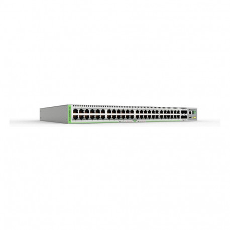 ALLIED võrgulüliti L3 48x 10/100/1000-T ja 4x SFP+ pordiga ühe fikseeritud toiteallikaga EU toitejuh