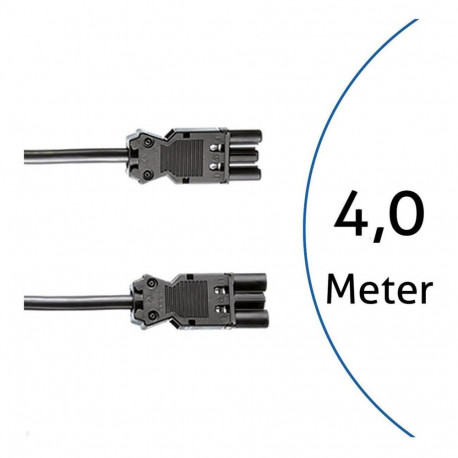 "BACHMANN Gerteverlngerung GST18-3 Stecker/Kupplung schwarz 4m"