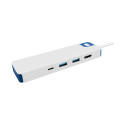 "D TARGUS HyperDrive Flex 8 Port USB-C Hub Blue"