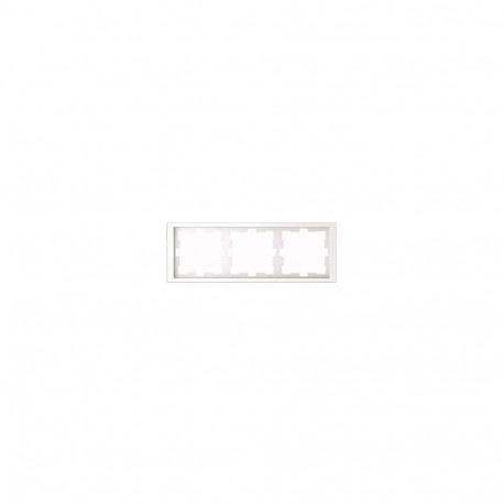 "MERTEN 3-fach Steckdosenrahmen weiß 22.3 x 8.1 cm"