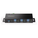"D StarTech 7PT MANAGED INDUSTRIAL USB HUB"