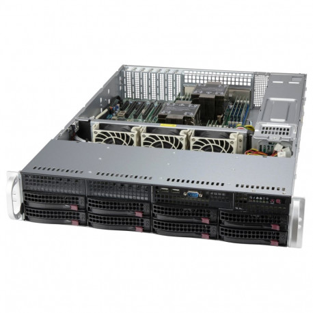 Supermicro 2U 8x 3.5" kuumvahetatav SAS3/SATA kettaseade 2x1200W