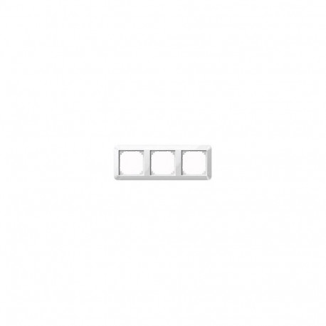 "MERTEN 389319 Rahmen 3-fach pws brilliant 1-M"