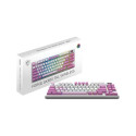 "MSI FORGE GK600 TKL W Violet Gaming Keyboard retail"
