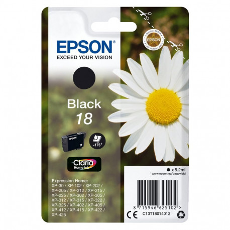 "Epson T18014012 black NEUE VERPACKUNG"