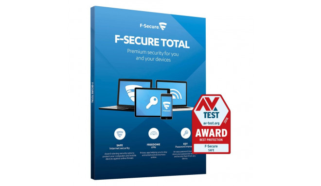 "F-SECURE Total Security - 3 Devices, 1 Year - ESD-DownloadESD"