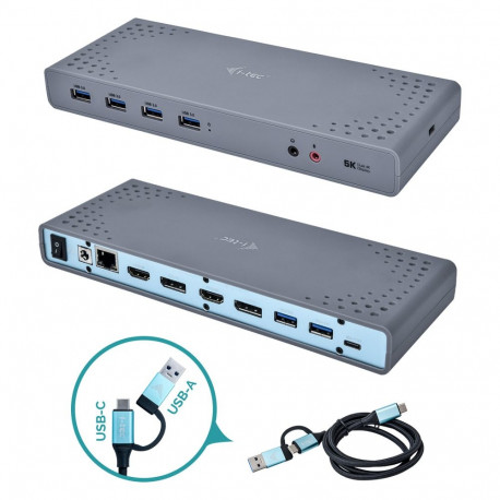 D I-Tec USB 3.0 / USB-C 5K universaalne dokkimisjaam