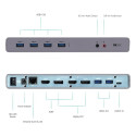 "D I-Tec USB 3.0 / USB-C 5K Universal Dual Docking Station"