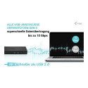 "D I-TEC USB-C/Thunderbolt 14-in-1 PD 100W DockingStation"