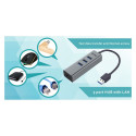 USB3.0 > USB3.0 3-pordiline jaotur kosmosehall