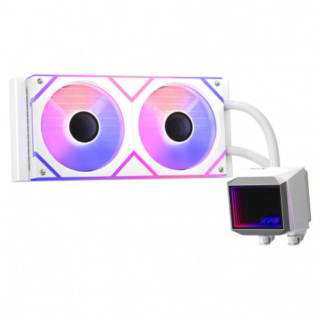 K COOLER XPG Levante II 240 AIO vesijahutus 240mm valge ARGB