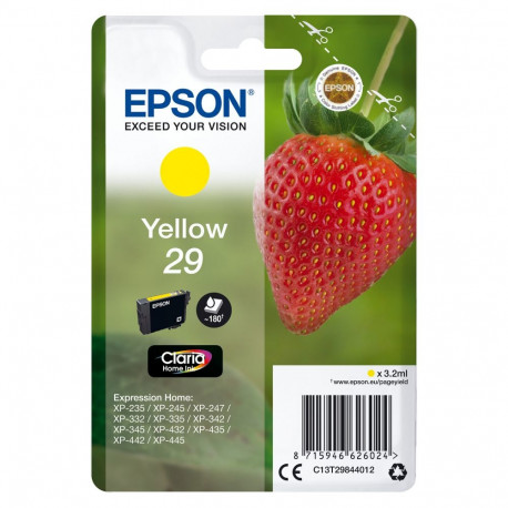 "Epson Tinte 29 C13T29844012 Gelb bis zu 180 Seiten"