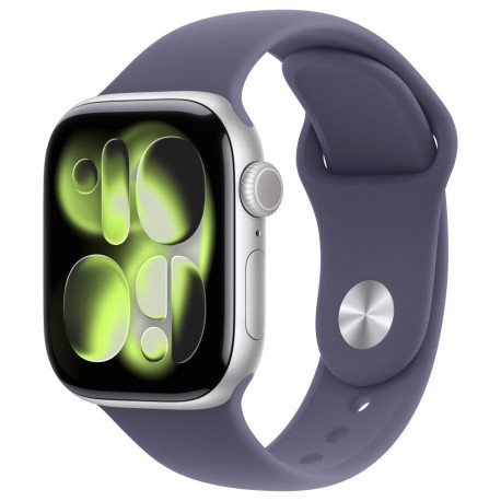 Apple Watch S11 alumiinium Cellular 42mm hõbedane (uduvioletne spordirihm) S/M