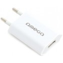 Omega сетевой адаптер + адаптер в машину + кабель microUSB (42021)