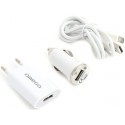 Omega power adapter + car power adapter + microUSB cable (42021)