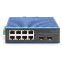 "Digitus 8+2P Industrial Fast Ethernet PoE Switch"
