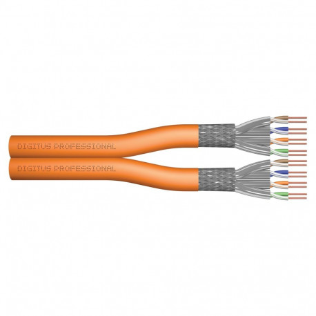 "Digitus Patchkabel CAT7a S/FTP LSZH 500m Verlegekabel Orange"