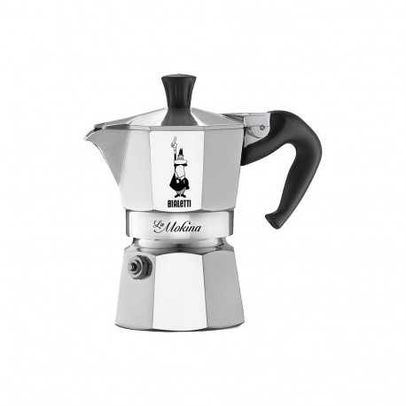 "Bialetti Mokka-Kanne 0,4 l Moka Induktion Edelstahl - Aluminium"