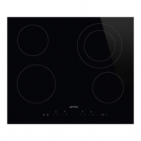 "SMEG Elektro-Kochfeld SE364ETD bk"