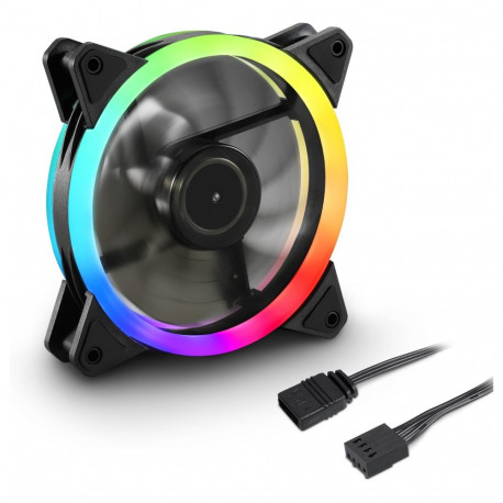 "120mm Sharkoon SHARK Blades PWM RGB Fan (schwarz, 120 mm)"