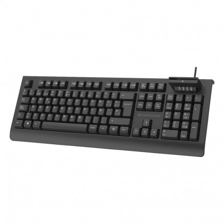 "CONCEPTRONIC USB Tastatur,Smart ID-Kartenleser spanisch sw"