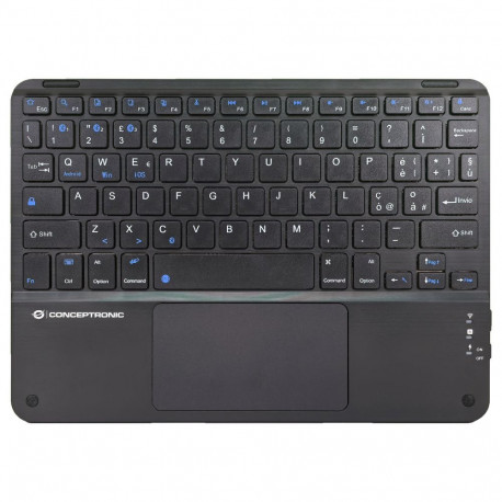 Conceptronic juhtmevaba klaviatuur, itaalia asetus, 10" must