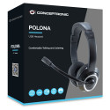 "CONCEPTRONIC Headset USB Mikro,int.Bed.Stereo 2.0m sw"