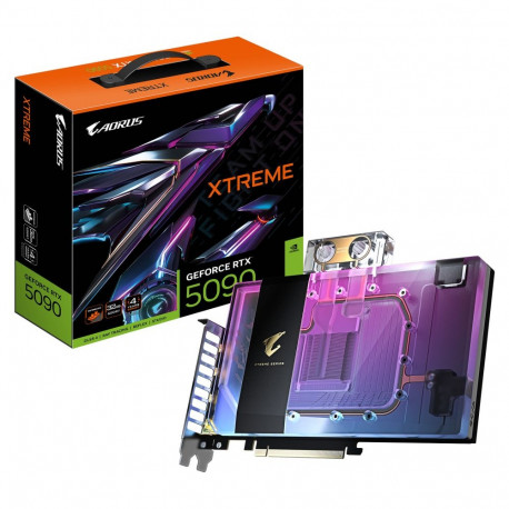 "RTX 5090 32GB Gigabyte Aorus Xtreme Waterforce WB GDDR7"