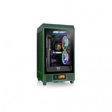 "Mini Thermaltake The Tower 200 TG Dark Green"