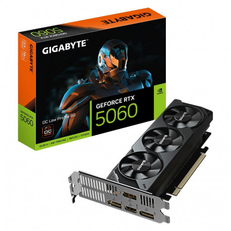 Gigabyte RTX 5060 8GB OC madalprofiilne GDDR7 3 ventilaatoriga