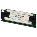 "Equip Patchpanel 24x RJ45 Cat5e 19"" UTP 1HE schwarz"