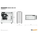 be quiet! arvutikorpus Shadow Base 800DX Midi White