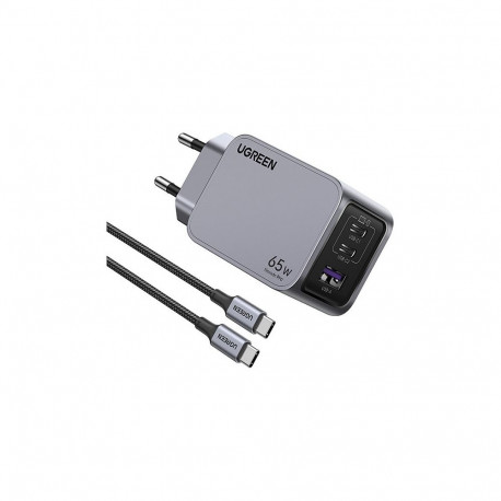 UGREEN laadija Nexode Pro 65W GaN USB-C kaabliga