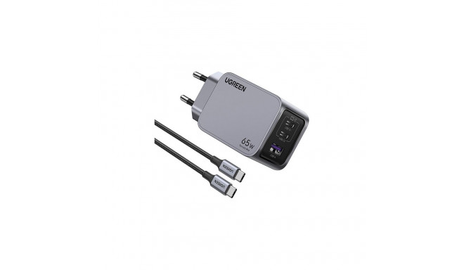 UGREEN laadija Nexode Pro 65W GaN USB-C kaabliga