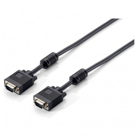 "Equip VGA Kabel HD15 St/St 15.00m 1024x 768/60Hz schwarz Polybeutel"