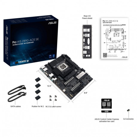 ASUS PRO WS Z890-ACE SE emaplaat (Intel.1851.DDR5.mATX)