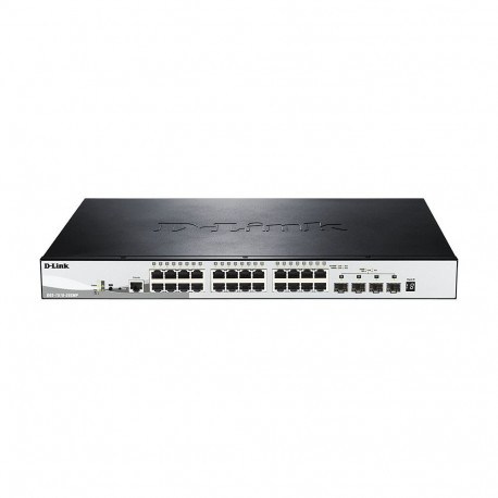 "D-Link DGS-1510-28XMP 28-Port Smart Mgd. PoE+ Gigabit Switch"