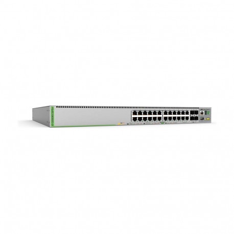 Allied L3 virnastatav kommutaator 20x 10/100/1000-T PoE+ 4x 100M/1G/2.5G/5G-T PoE+ 4x SFP+ porti üks