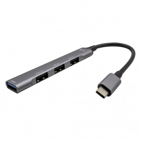 D i-tec USB-C metallist jaotur 1x USB 3.0 + 3x