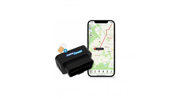YUKAtrack AIO GPS OBD2 auto jälgimisseade koos SIM-kaardi ja andmesidepaketiga