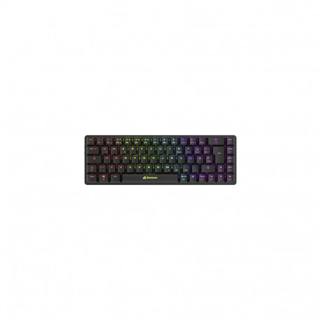Sharkoon PureWriter W65 must-punane mänguri klaviatuur DE